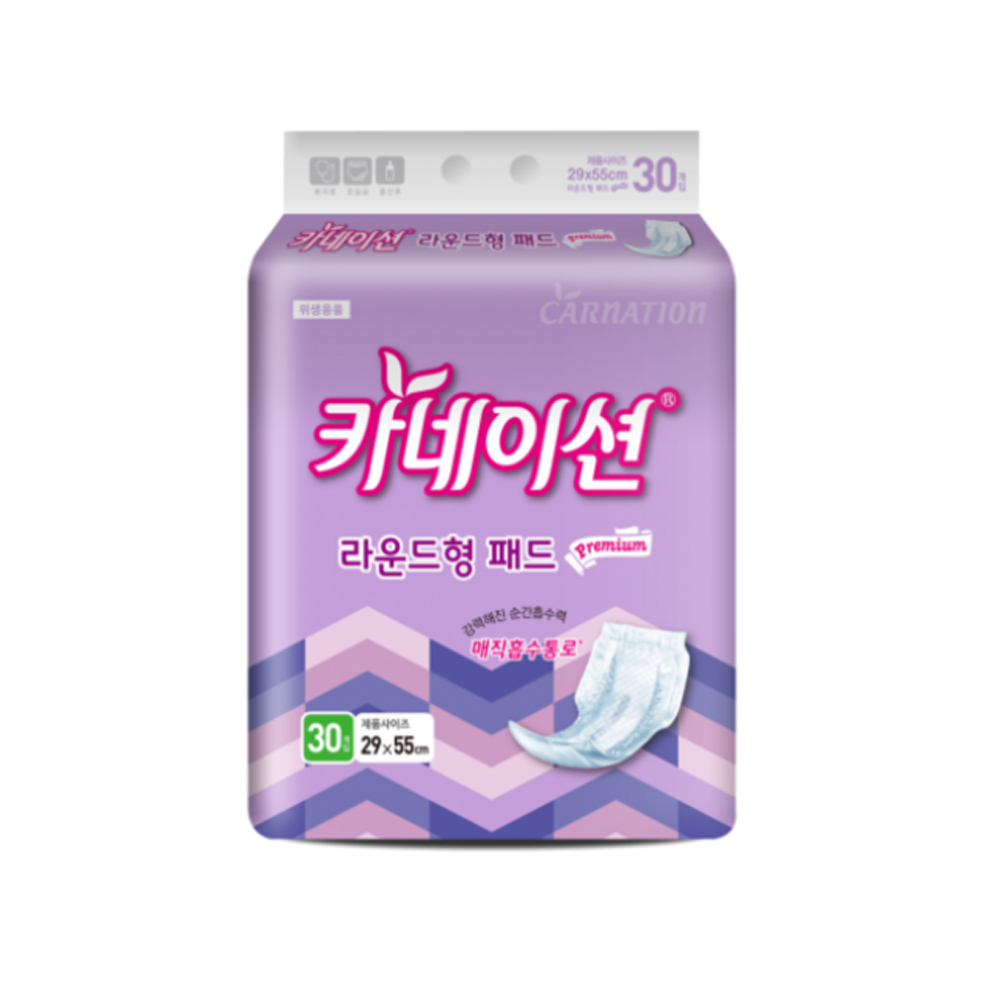 카네이션 성인용 속기저귀(라운드)
