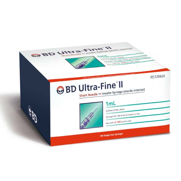 BD 울트라파인2 인슐린 주사기 / 1mL